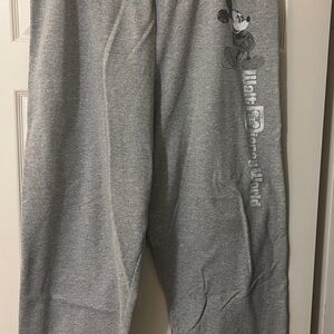 Women’s Distressed Disney Gray Sweatpants